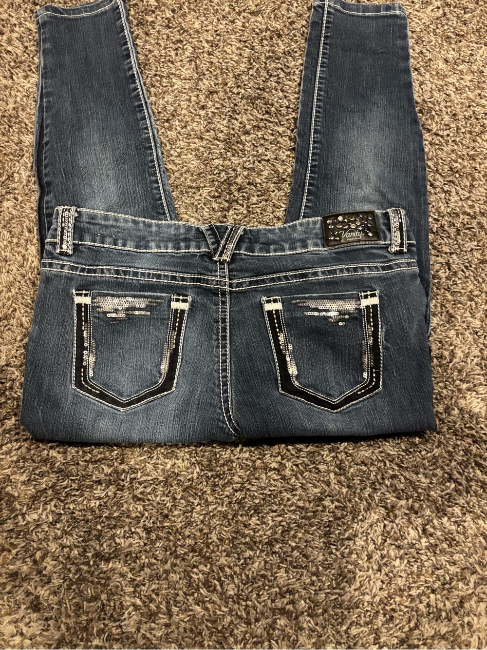 Vanity Premium Collection Women's Dark Blue Slim Jeans